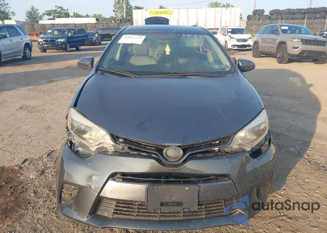 2015 Toyota Corolla Le from USA, damaged, VIN 2T1BURHE0FC447234